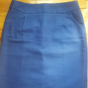 J.Crew Blue Pencil Skirt
